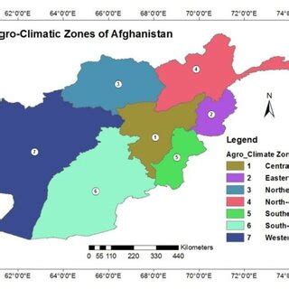 Seven Agro-Climatic Zones of Afghanistan with Provinces | Download ...