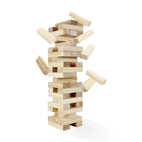 Giant Jenga Game - The Event Rental Co.