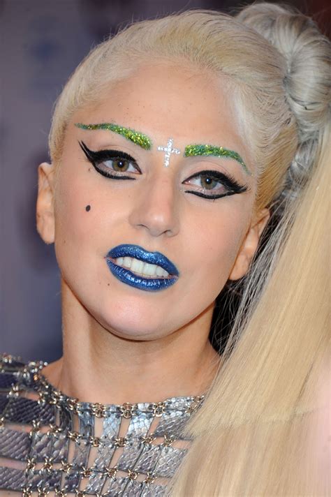 Lady Gaga photos with white hair and red lipstick - Gaga Thoughts ...