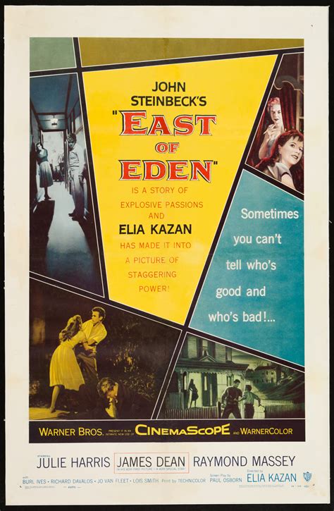 EAST OF EDEN (1955) Original US One Sheet Poster | Picture Palace Movie ...