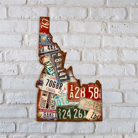 Idaho License Plates Sign | Garage Art™