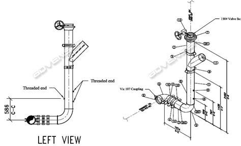 Piping Spool Drawings | Piping Fabrication Drawings