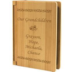 Grandparent's Wood Brag Book - FindGift.com