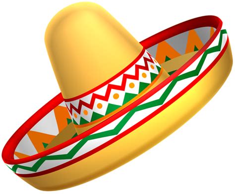 Mexican Sombrero Hat Transparent PNG Clip Art | Gallery Yopriceville - High-Quality Free Images ...