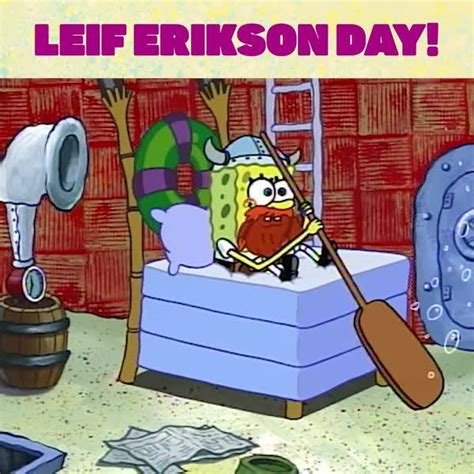 SpongeBob SquarePants - SpongeBob Leif Erikson Day | Facebook