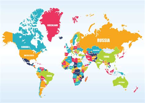 World Maps with Countries - Guide of the World