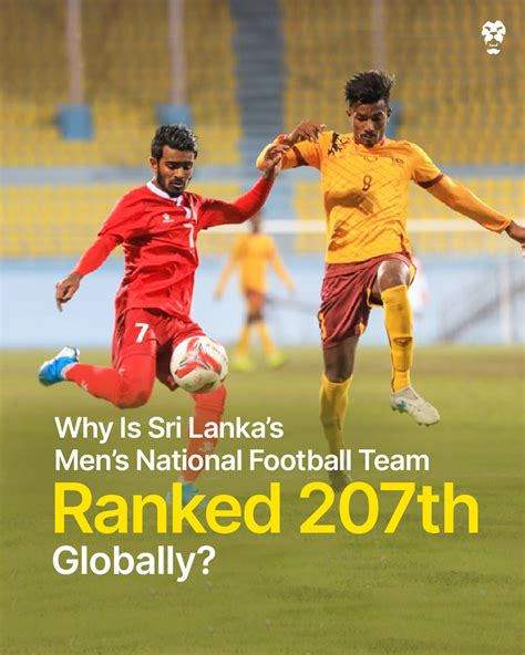 Roar Media Archive - Why Is Sri Lanka’s Men’s National Football Team ...