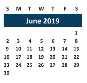 Neal Elementary - School District Instructional Calendar - Bryan Isd - 2018-2019