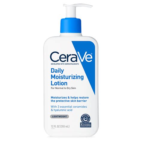 CeraVe Daily Moisturizing Lotion for Normal to Dry Skin, 12 oz. - Walmart.com - Walmart.com