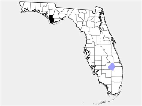 Gulf County, FL - Geographic Facts & Maps - MapSof.net