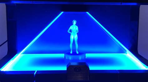 Halo Fan Creates Real Life Cortana Hologram