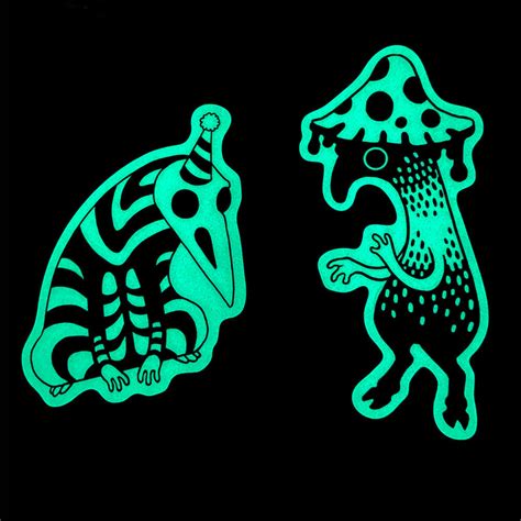 Glow in the Dark Vinyl Stickers | Etsy