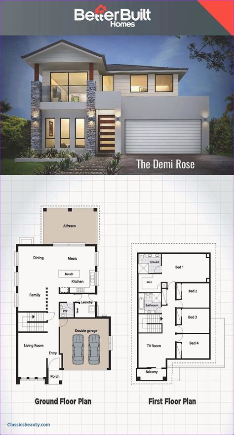 Small Modern Beach House Floor Plans - img-paraquat