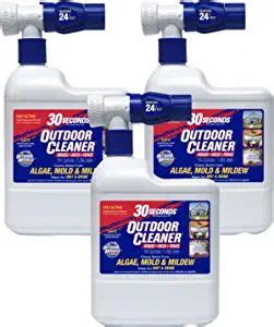 30 SECONDS Outdoor Cleaner - Rapid Results, Cleans Stains from Algae ...