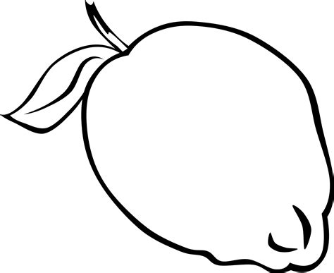 Clipart - Simple Fruit Lemon