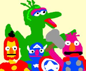 Sesame Street Avengers - Drawception