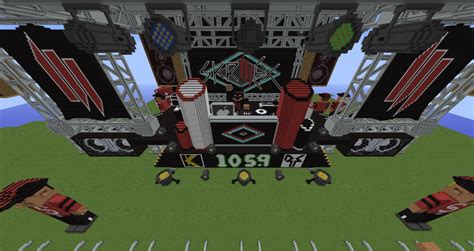 Skrillex Concert Stage Minecraft Project