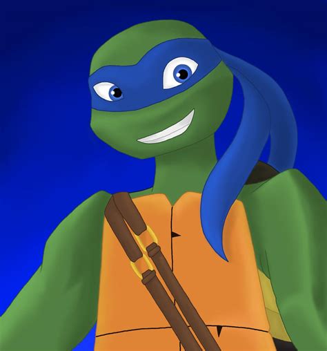 TMNT Leonardo (full color) by bluewolf14 on DeviantArt