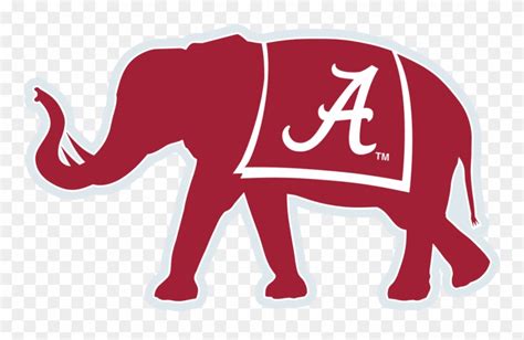 Alabama Elephant Decal The Crimson Locker - Alabama Crimson Tide ...