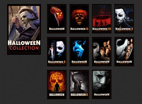 Halloween Franchise Collection : r/PlexPosters