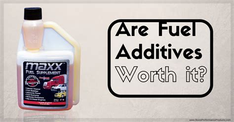 Are Fuel Additives Worth It? – Boost Performance Products