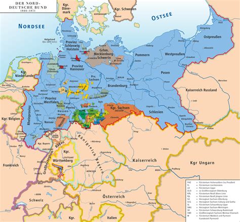 The North-German Confederation [2000x1952] : MapPorn