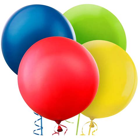 Assorted Color Balloons 4ct | Party City