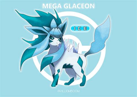 Mega Glaceon by villi-c | Pokemon eeveelutions, Pokemon, Pokemon fan