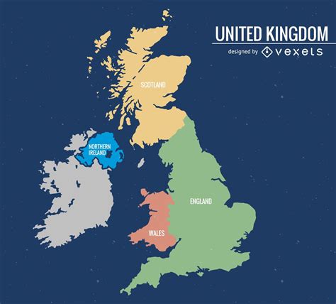 United Kingdom Urban Area Map
