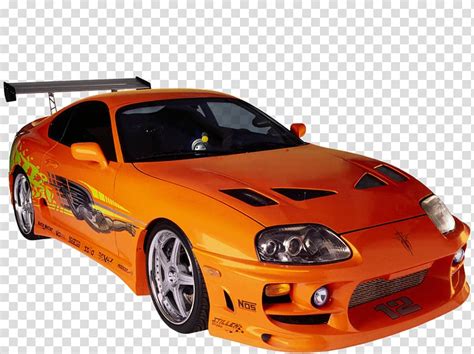 Orange Supra Fast And Furious