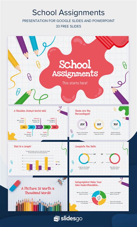 Prepare some School Assignments for your students with this cool presentation… | School ...