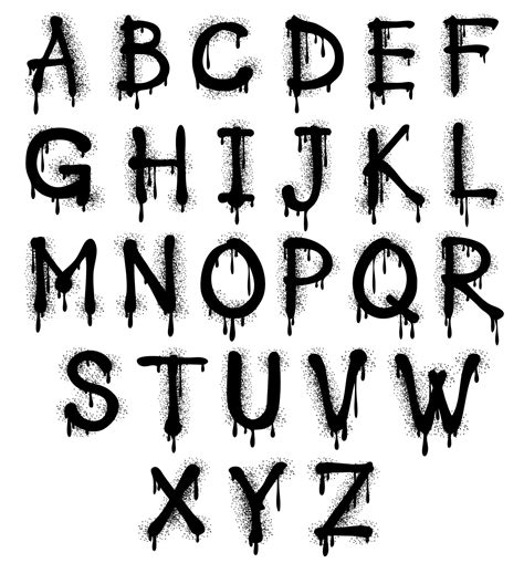 31+ Alphabet Graffiti Font Images