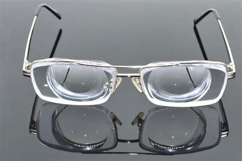 Clara Vida Limit!! Silver frame men extreme high myopia high myopic ...