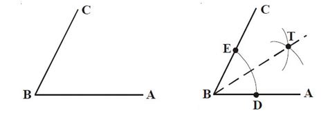 Gambar Matematika Menggambar Membagi Sudut Menujupertemuan Busur ...