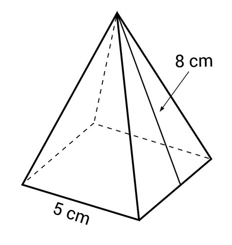 Volume and Surface Area of a Pyramid (Video & Practice)