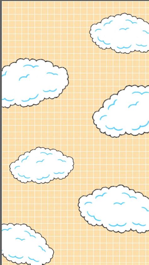 Clouds wallpaper | Wallpaper, Cloud wallpaper, Yellow aesthetic