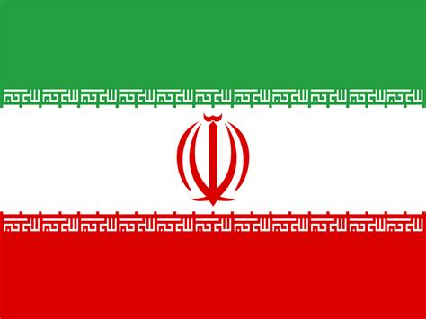 La bandera de Irán