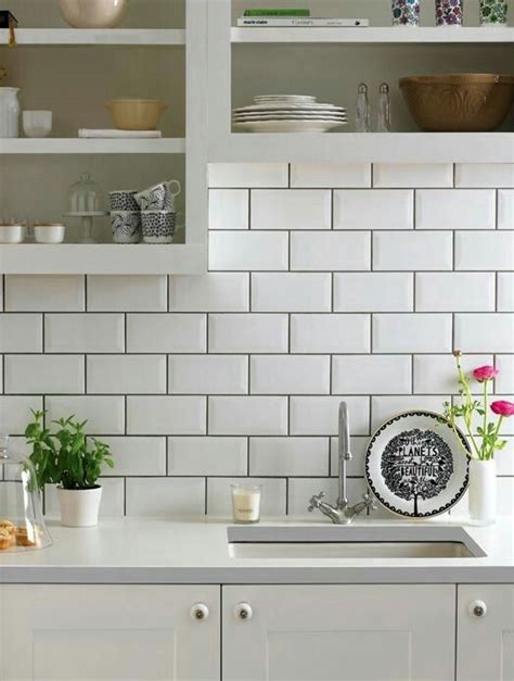 Grey Grout Subway Tile Kitchen | Ralnosulwe