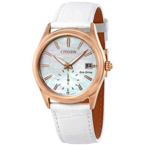 Citizen Corso MOP Dial Solar Powered Ladies Watch EV1033-08D | eBay