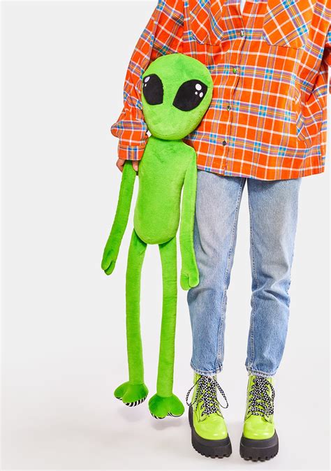 Dolls Home Alien Velour Plushie - Green | Dolls Kill