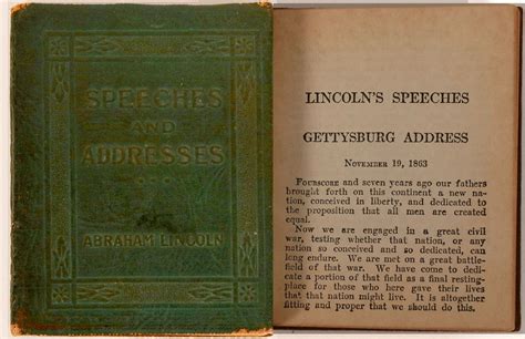 Abraham Lincoln speeches by Little Leather Library (112361)