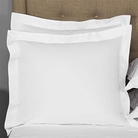 white pillow shams