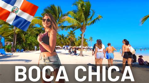 "Take a 4K walk along Boca Chica, Dominican Republic's beachfront and ...