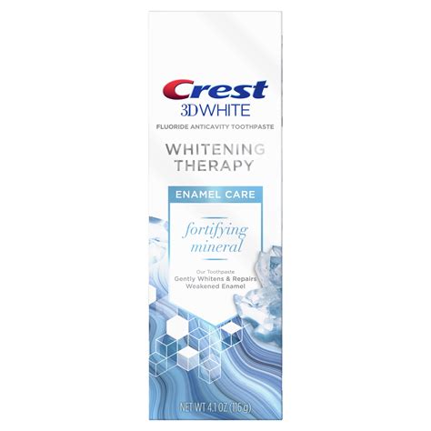 Crest 3D White Whitening Therapy Enamel Care Fluoride Toothpaste, 4.1 oz - Walmart.com