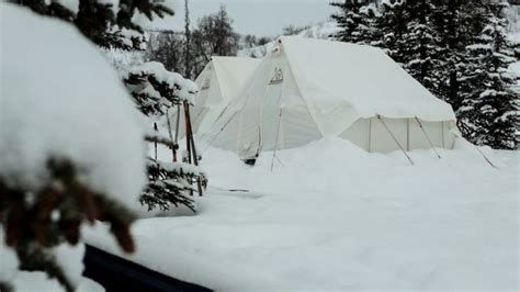 Canvas Tents for Winter Camping | Snowtrekker Canvas Tents | Live ...