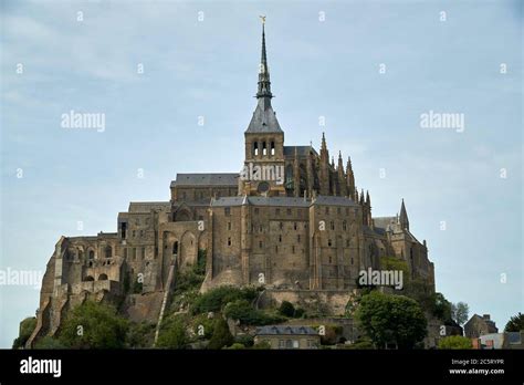 Mont St Michel Cloister District Stock Photo - Alamy