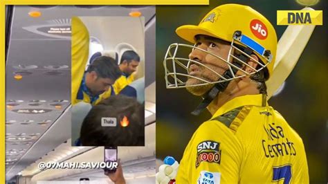 ‘Please continue to be captain of CSK’, Pilot’s appeal to MS Dhoni goes ...