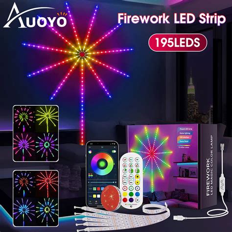 Auoyo Lampu Strip LED 110/195, Lampu Strip Peri Dekorasi Natal untuk ...