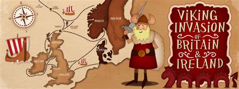 Viking Invasion of Britain and Ireland by Jennifer Farley - They Draw ...