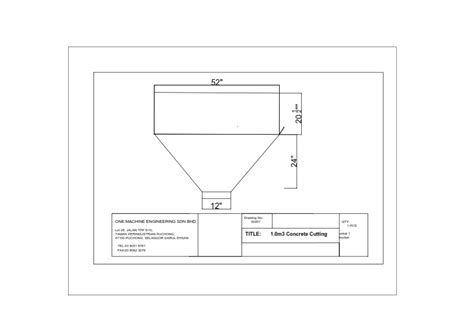 Concrete Bucket - Puchong - ONE MACHINE ENGINEERING SDN BHD